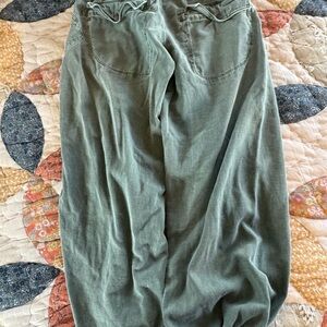 Free People Green Ankle & Cropped Jeans